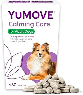 YuMOVE Calming Care for Adult Dogs | Previously YuCALM Dog | Calming Supplement for Dogs who are Stressed or Nervous |60 tablets | Packaging may vary