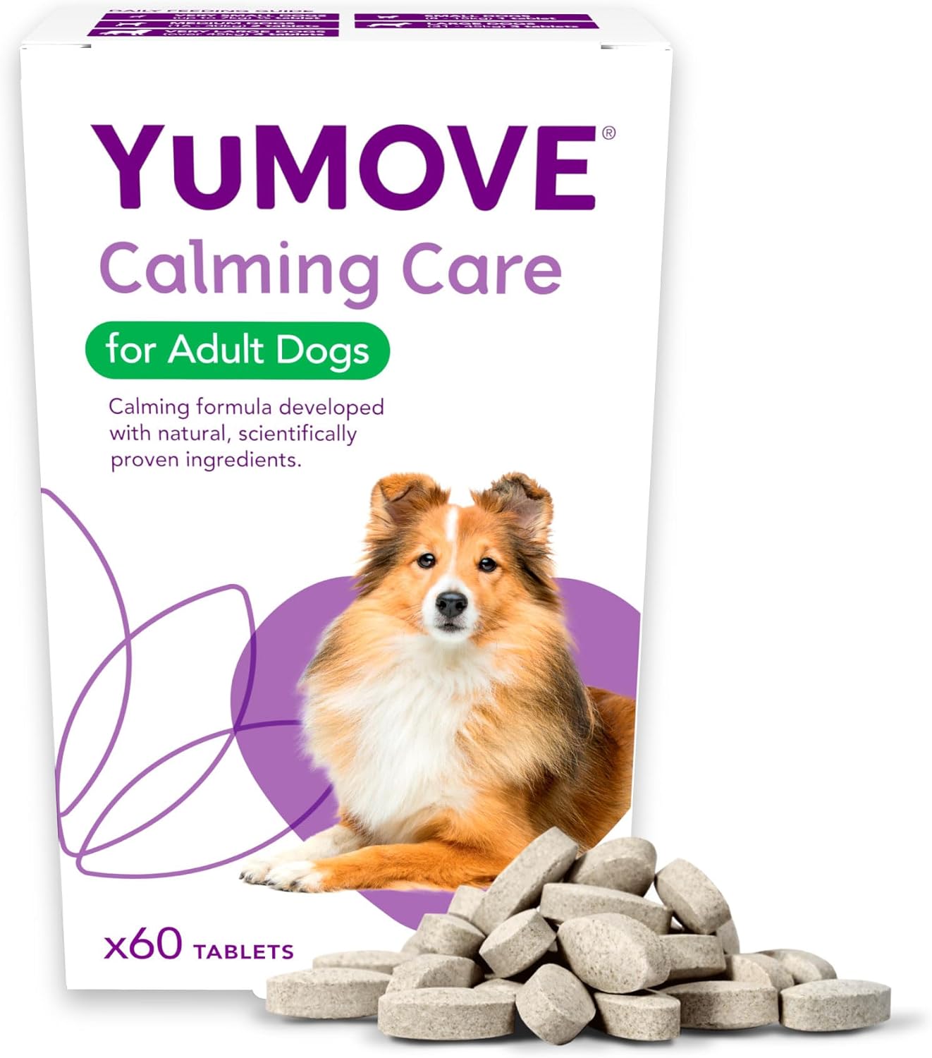 YuMOVE Calming Care for Adult Dogs | Previously YuCALM Dog | Calming Supplement for Dogs who are Stressed or Nervous |60 tablets | Packaging may vary-0