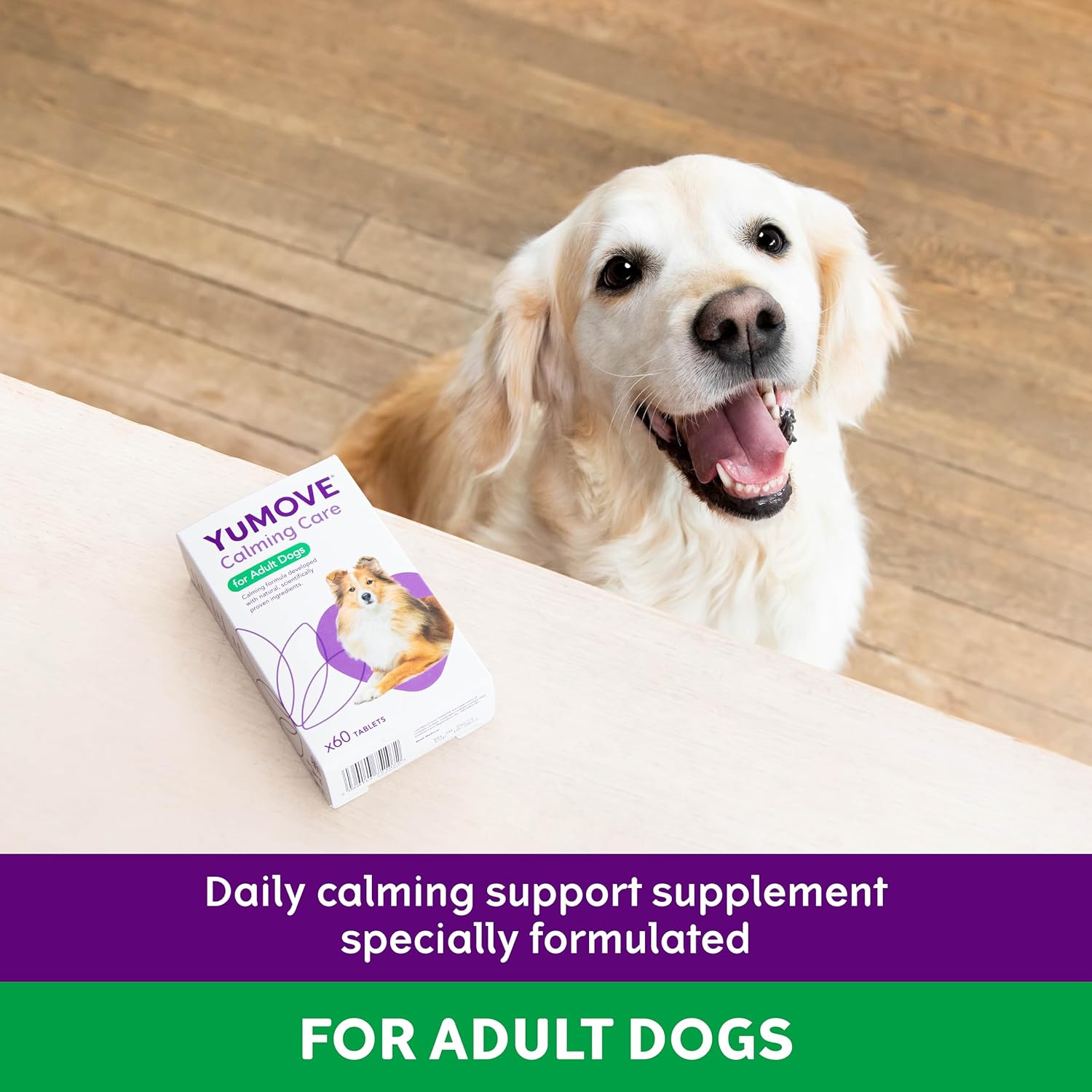 YuMOVE Calming Care for Adult Dogs | Previously YuCALM Dog | Calming Supplement for Dogs who are Stressed or Nervous |60 tablets | Packaging may vary-2