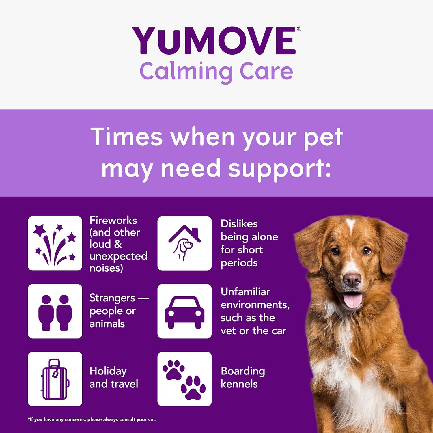 YuMOVE Calming Care for Adult Dogs | Previously YuCALM Dog | Calming Supplement for Dogs who are Stressed or Nervous |60 tablets | Packaging may vary-3