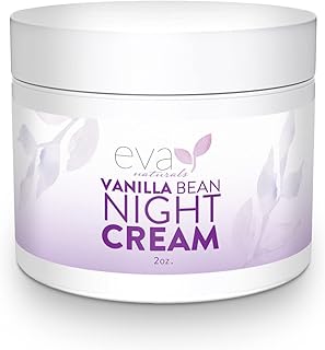 Eva Naturals Vanilla Bean Night Cream by Eva Naturals (60 ml) - With Vitamin E and Green Tea