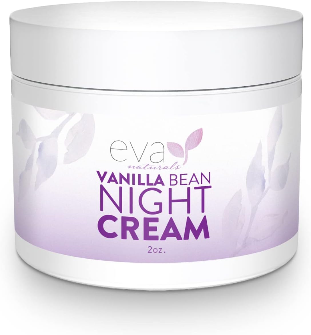 Eva Naturals Vanilla Bean Night Cream by Eva Naturals (60 ml) - With Vitamin E and Green Tea-0