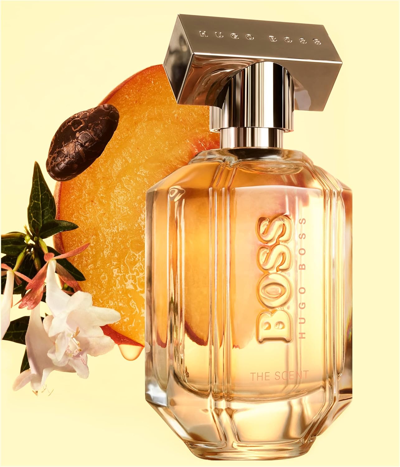 BOSS The Scent - Eau de Parfum for Her - Fragrance Fragrance with Notes of Honeyed Peach, Osmanthus Flower, Roasted Cocoa - High Longevity - 50ml-3