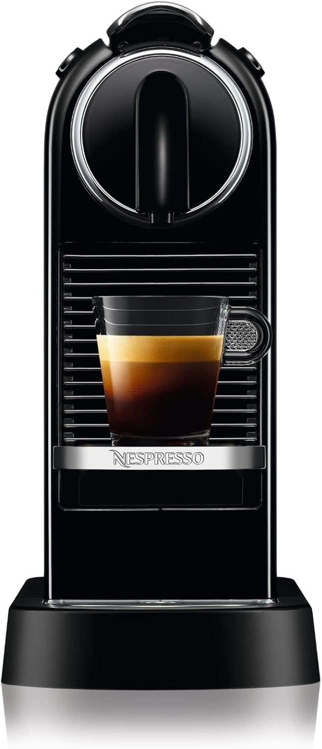 Nespresso Citiz Automatic Pod Coffee Machine for Espresso, Lungo by Magimix in Black-0