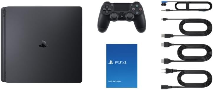 Sony Playstation 4 Slim Console 500GB Jet Black PS4-12