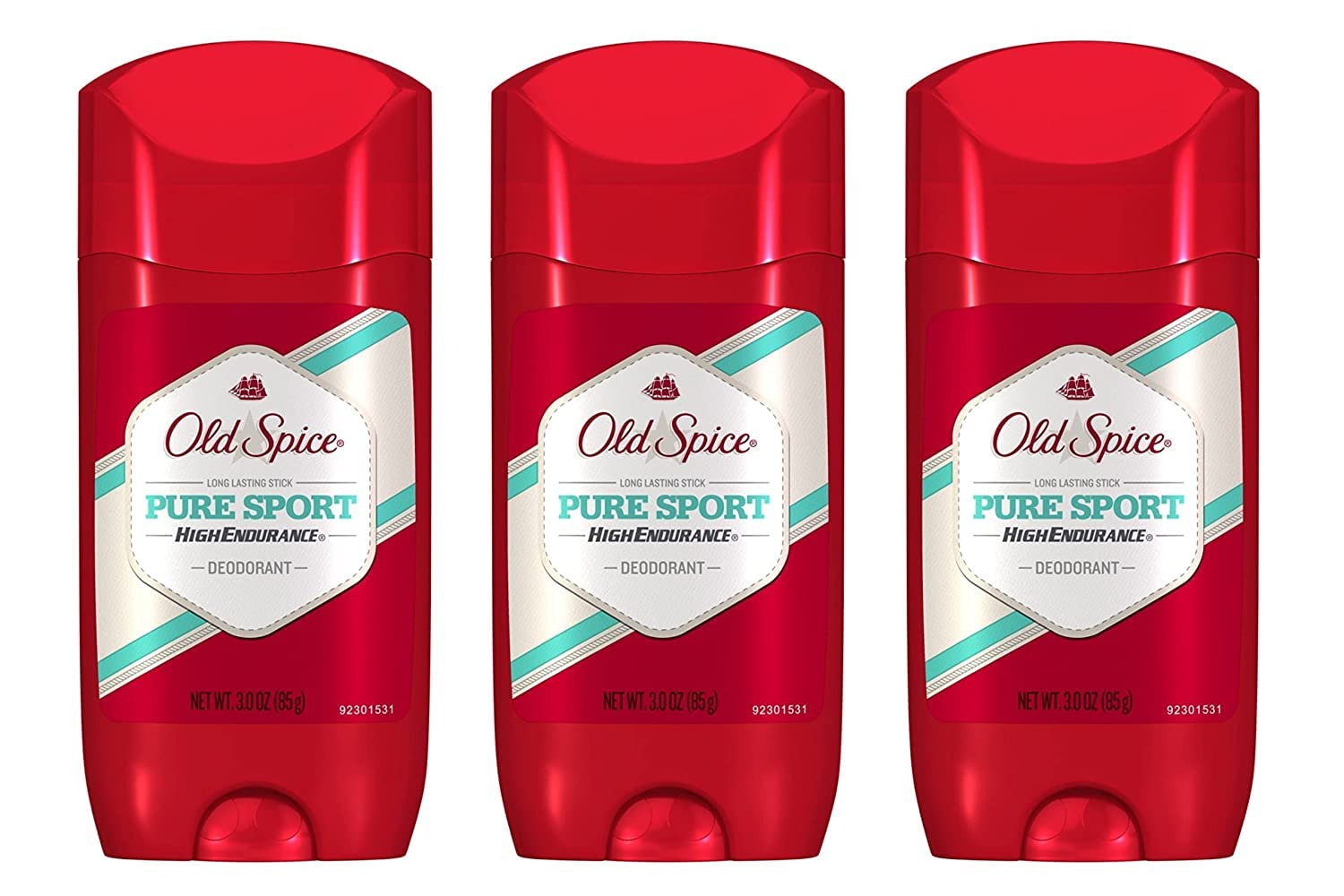 Old Spice Deodorant Stick, Pure Sport High Endurance, 3.0 oz Pack of 3)-0