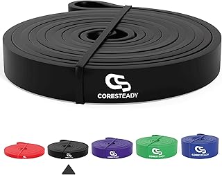 Coresteady Pull Up Bands & Resistance Bands - Rubber Heavy Duty Loop Band for Men & Women - Build Fit Power & Muscle - Training, Fitness Assist Pull Ups & Gym Exercise