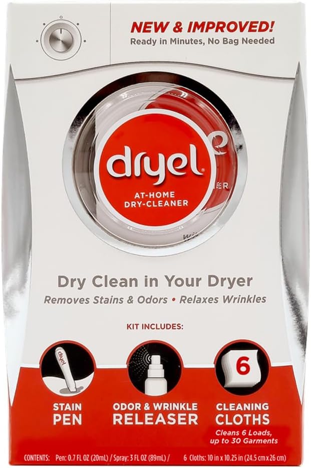 Dryel At-Home Dry Cleaning Starter Kit With Bag, Breeze Clean Scent 1 kit-0