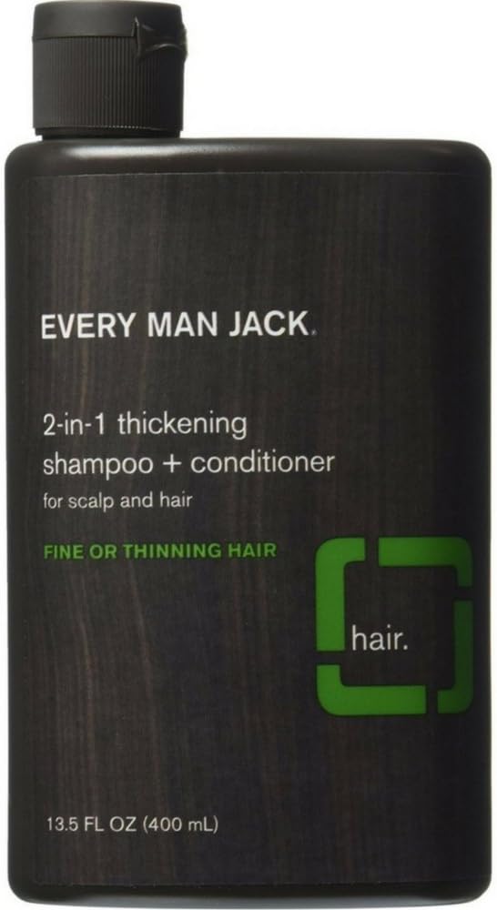 Every Man Jack Shampoo 2-In-1 Thickening 13.5oz (2 Pack)-0