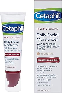 Cetaphil Redness Relieve Daily Facial Moisturizer Spf 20 1.7 Ounces