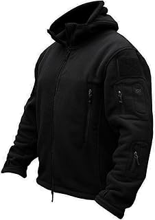 TACVASEN Windproof Men's Military Fleece Combat Jacket Tactical Hoodies