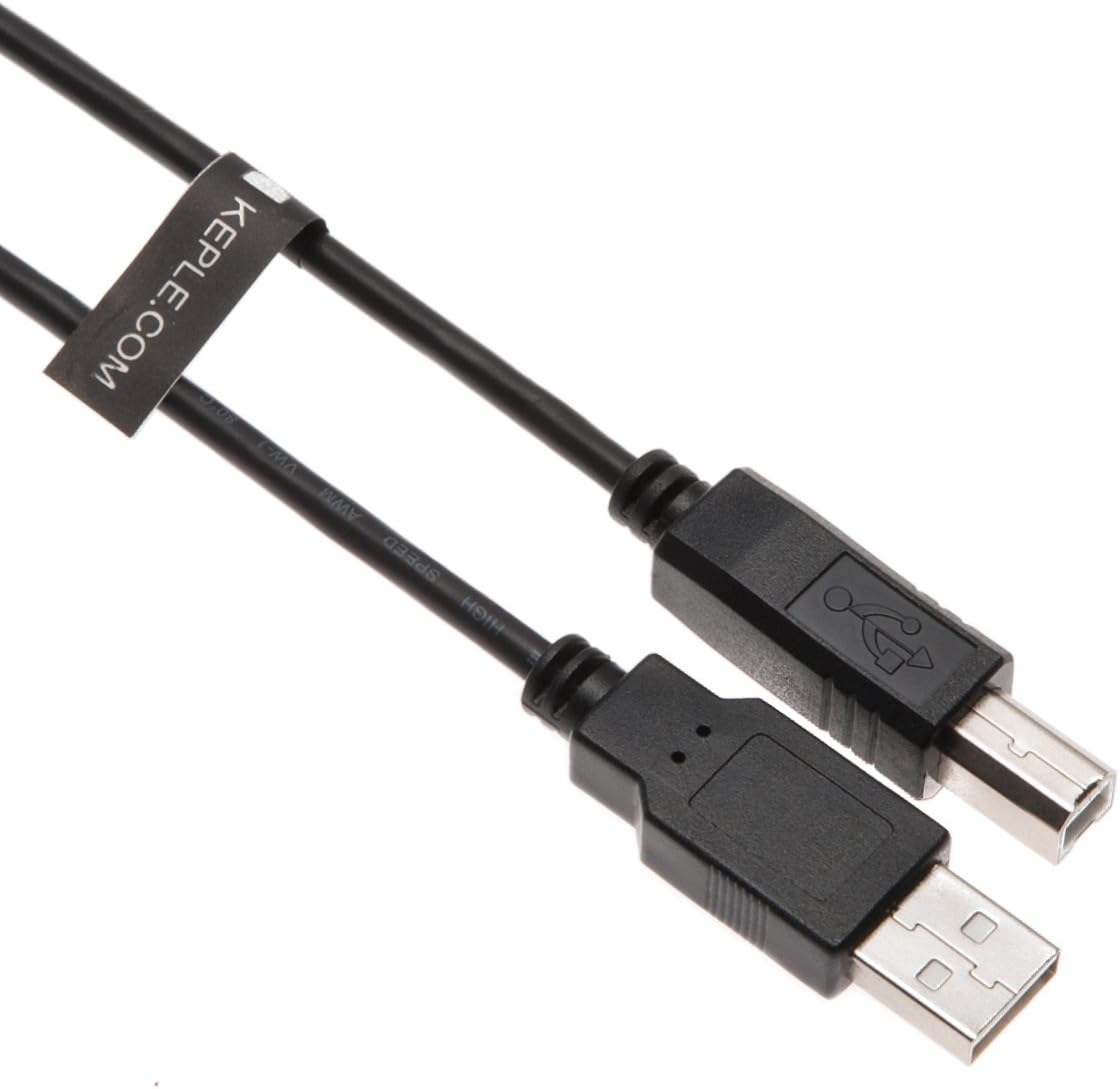 Keple 3m Printer Cable Lead Compatible with Cano n Pixma MX495 / MX535 / MX925 / TS5050 / TS5053 / TS6050 / TS8050 / TS9050 / TS9055 - Scanner Printing Cord USB A to B Male-0