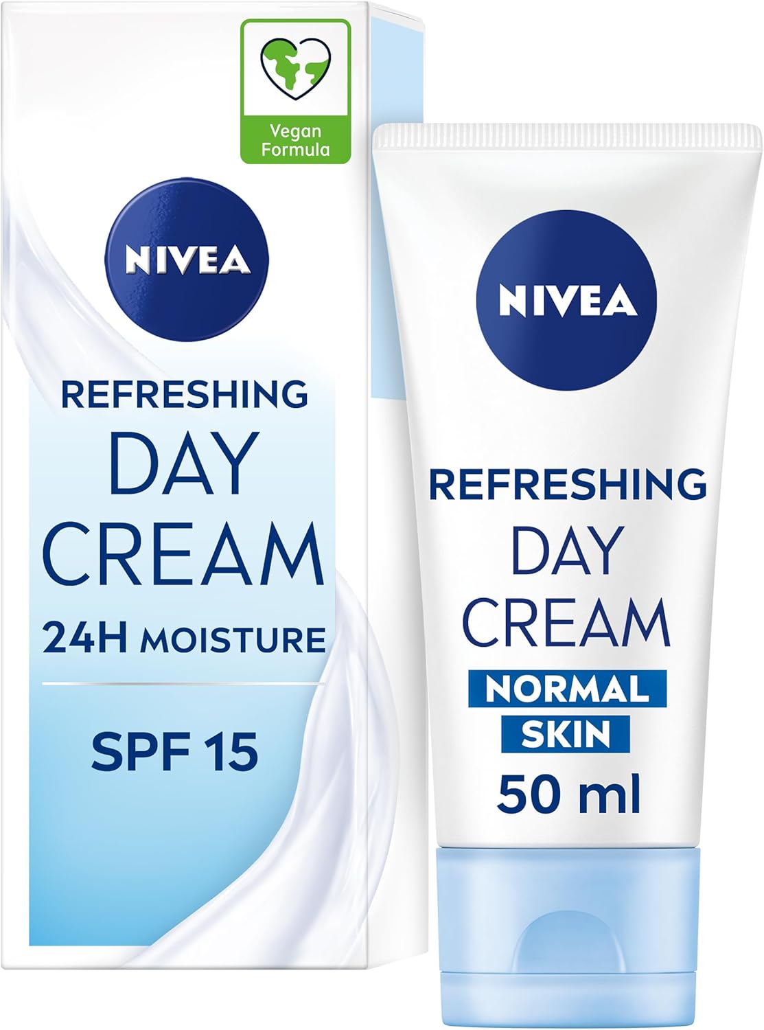 NIVEA Light Moisturising Day Cream, Hydrating Face Cream with Vitamin E, Skin Care Essentials, Intensive Moisturiser, 50 ml (Pack of 1)-0