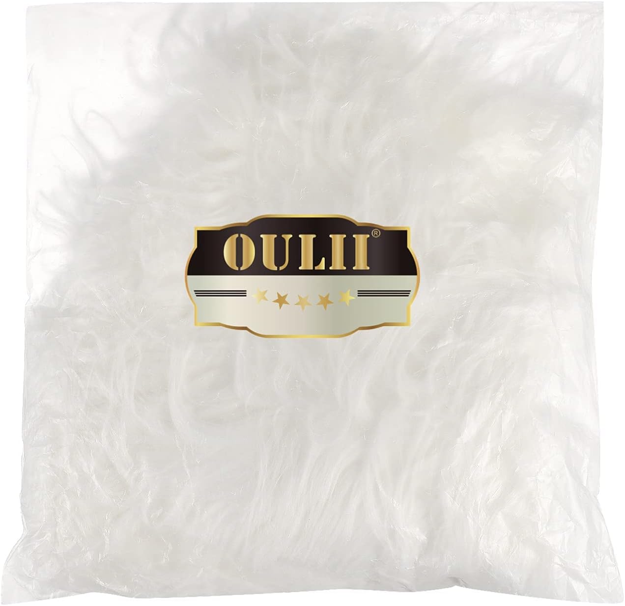 OULII Baby Photo Props Soft Fur Quilt Photographic Mat DIY Newborn Baby Photography Wrap-Baby Photo Props Favors (White)-7