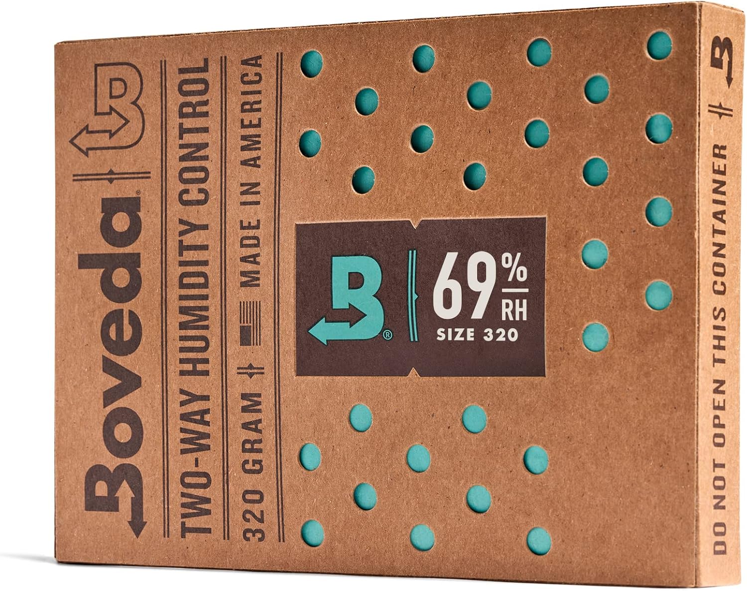 Boveda 69% Two-Way Humidity Control Pack For Large Wood Humidifier Boxes & Plastic or Electric Coolers – Size 320– Single – Moisture Absorber – Humidifier Pack – Individually Wrapped Hydration Packet-0