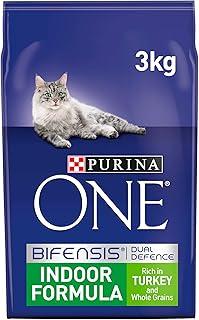 PURINA ONE Indoor Dry Cat Food Turkey & Wholegrain 3kg