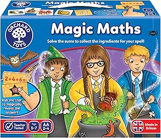 Orchard Toys Magic Maths , Magic Ink Reveals the Answer, Educational Maths Game, Practice Addition and Subtraction, Ages 5-7