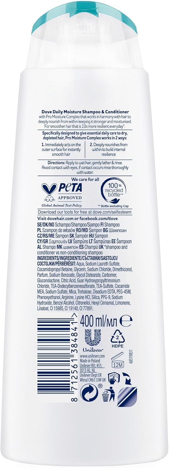 Dove Daily Care Shampoo 400ml-1