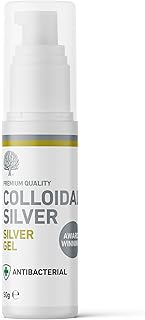 Nature's Greatest Secret Antibacterial Multi-Purpose Gel with 98% Premium Quality Colloidal Silver 50g