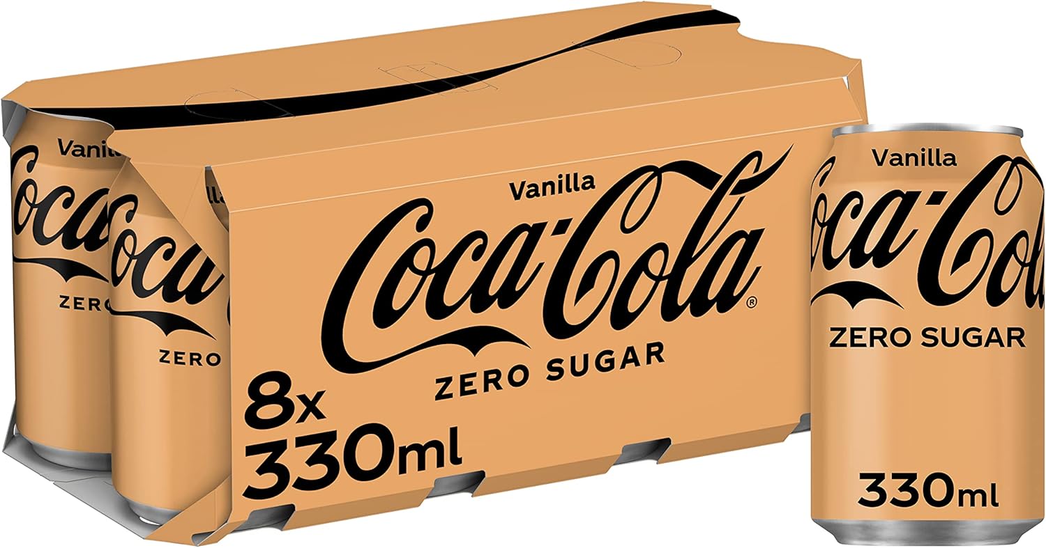 Coca-Cola Zero Sugar Vanilla 8 x 330 ml-0