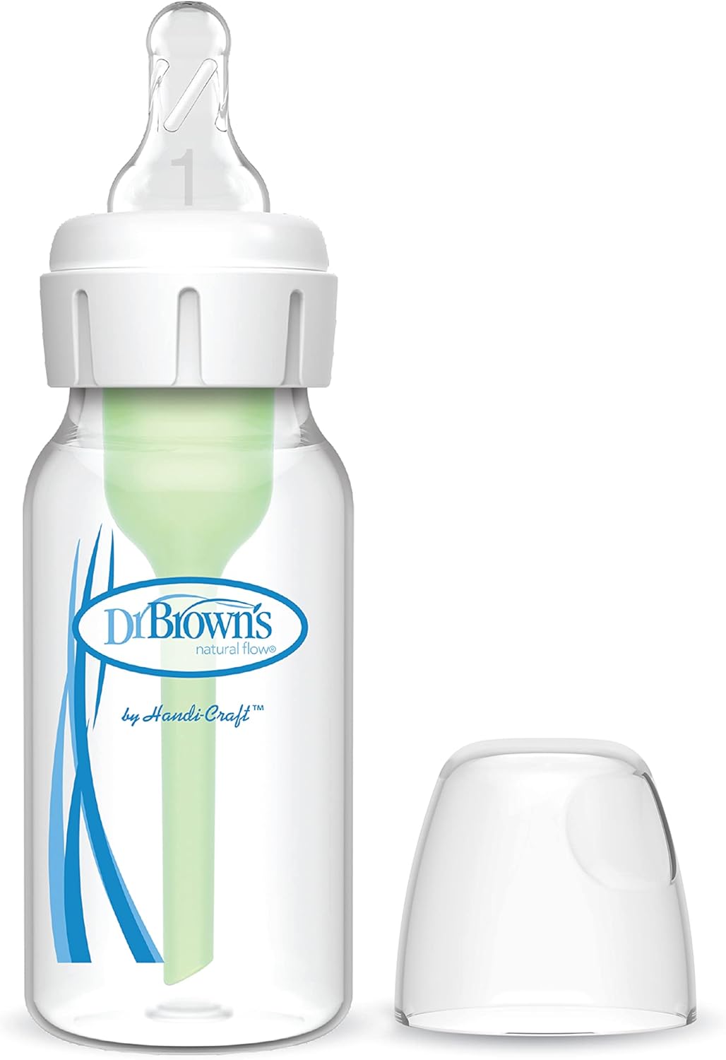 Dr. Brown's Options+ Anti-Colic Baby Bottle, Narrow Neck, 120ml, 1 Pack-1