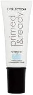 Collection Cosmetics Primed and Ready Illuminating Primer, Dewy Finish For Dry Skin, 25ml, Pearl (Packaging may vary)