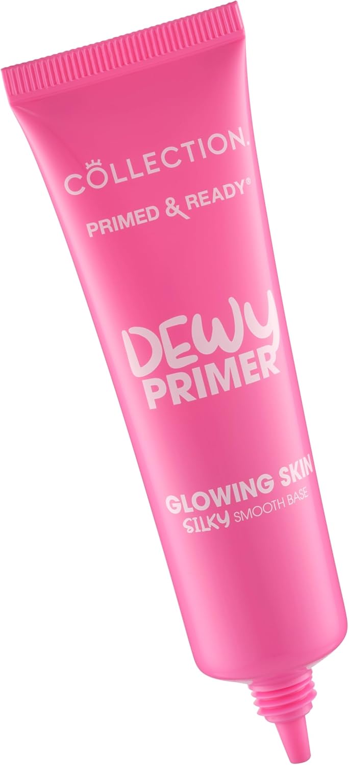 Collection Cosmetics Primed and Ready Illuminating Primer, Dewy Finish For Dry Skin, 25ml, Pearl (Packaging may vary)-1