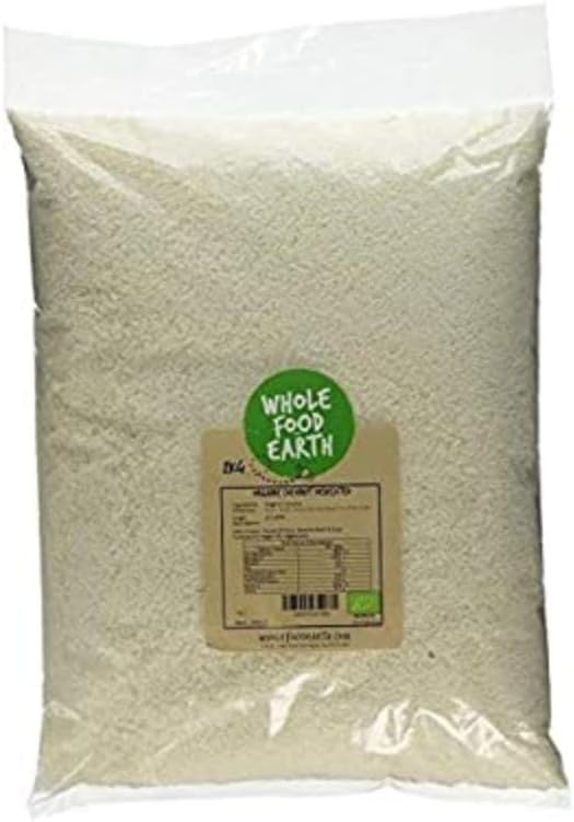 Wholefood Earth Organic Coconut Desiccated – 2 Kg | GMO Free | Vegan | High Fibre | Certified Organic-0