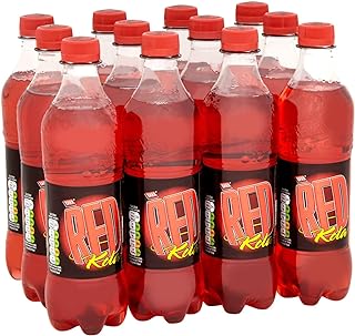 BARR since 1875, 12 Pack Red Kola Cola, Low Sugar Fizzy Drink "Fizzingly Fun" - 12 x 500 ml Bottles