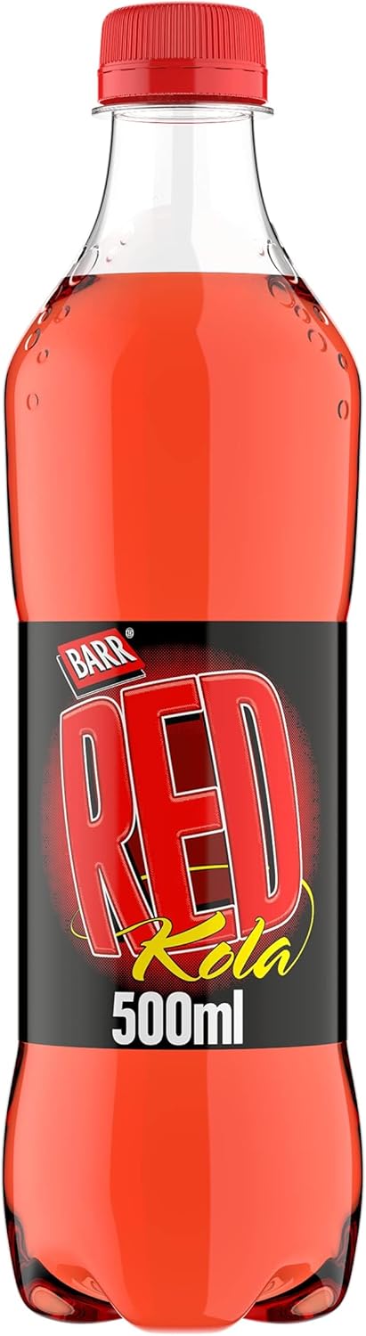 BARR since 1875, 12 Pack Red Kola Cola, Low Sugar Fizzy Drink "Fizzingly Fun" - 12 x 500 ml Bottles-3