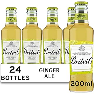 Britvic Ginger Ale - Expertly Blended Drink - Pack of 24 x 200ml