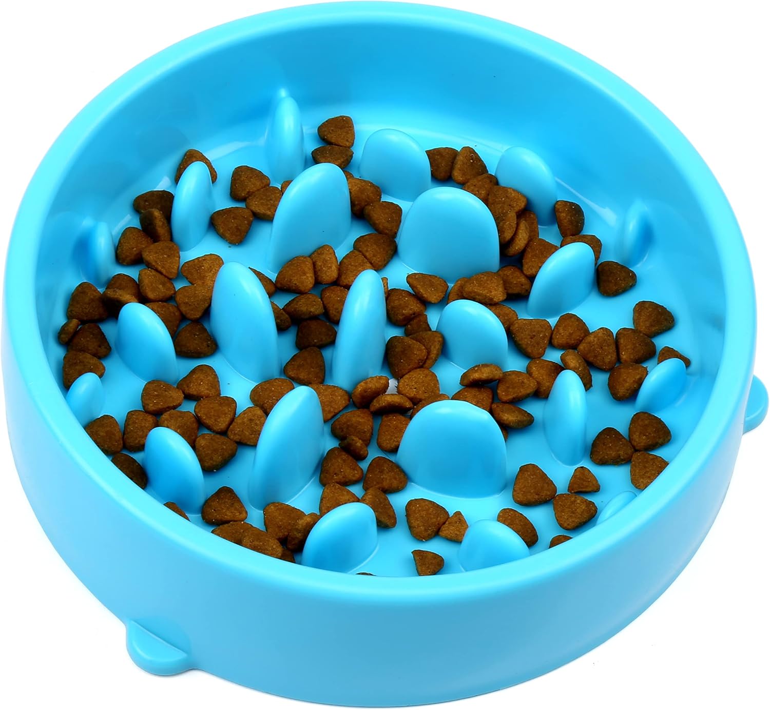 H&S Slow Feeder Dog Bowl - Slow Eating Dog Bowl - Interactive Feeder - Slow Down Feed Dog Cat Feeding Bowl - Pet Bloat Stop Dog Bowl-0