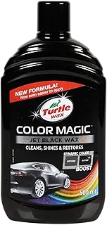 Turtle Wax 52708 Color Magic Car Paintwork Polish Restores Colour & Shine Black 500ml