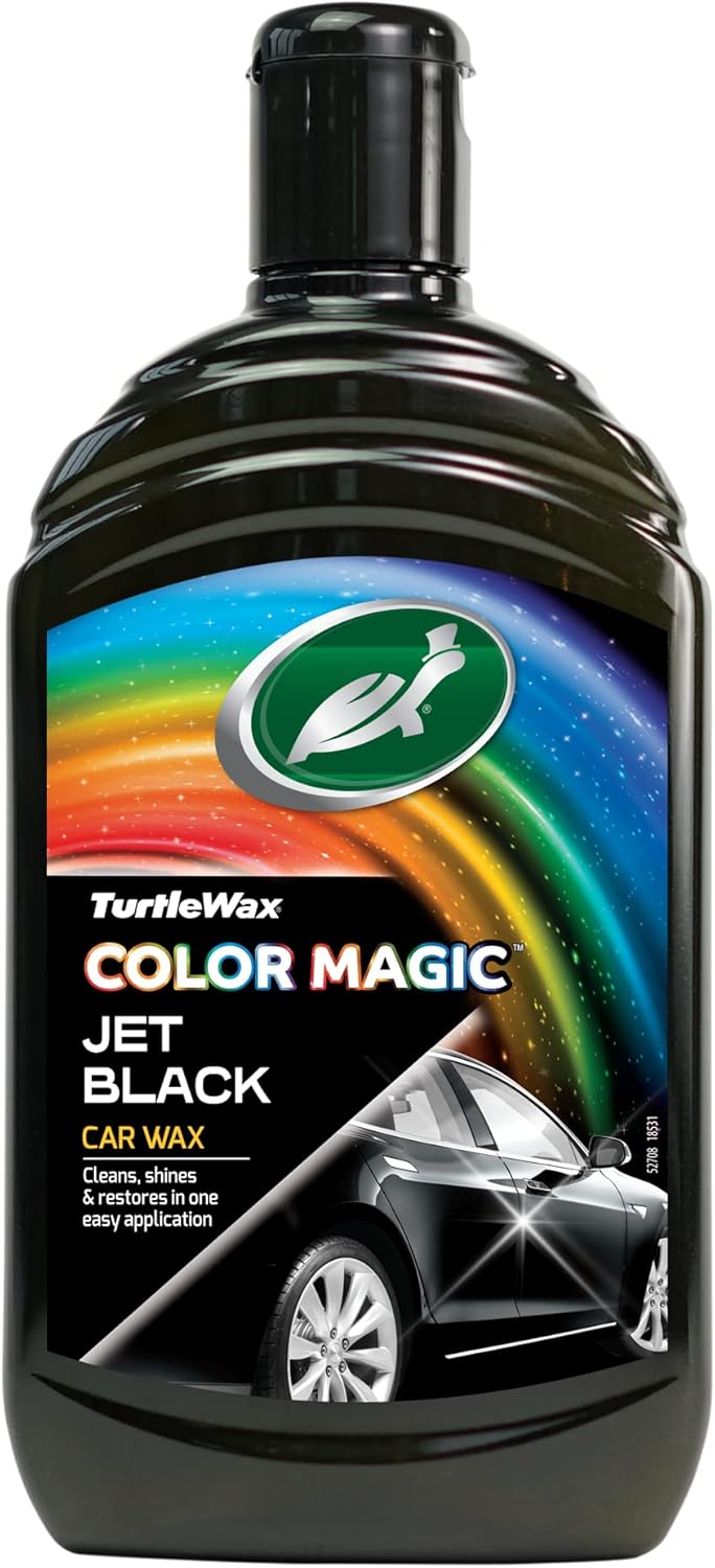 Turtle Wax 52708 Color Magic Car Paintwork Polish Restores Colour & Shine Black 500ml-1