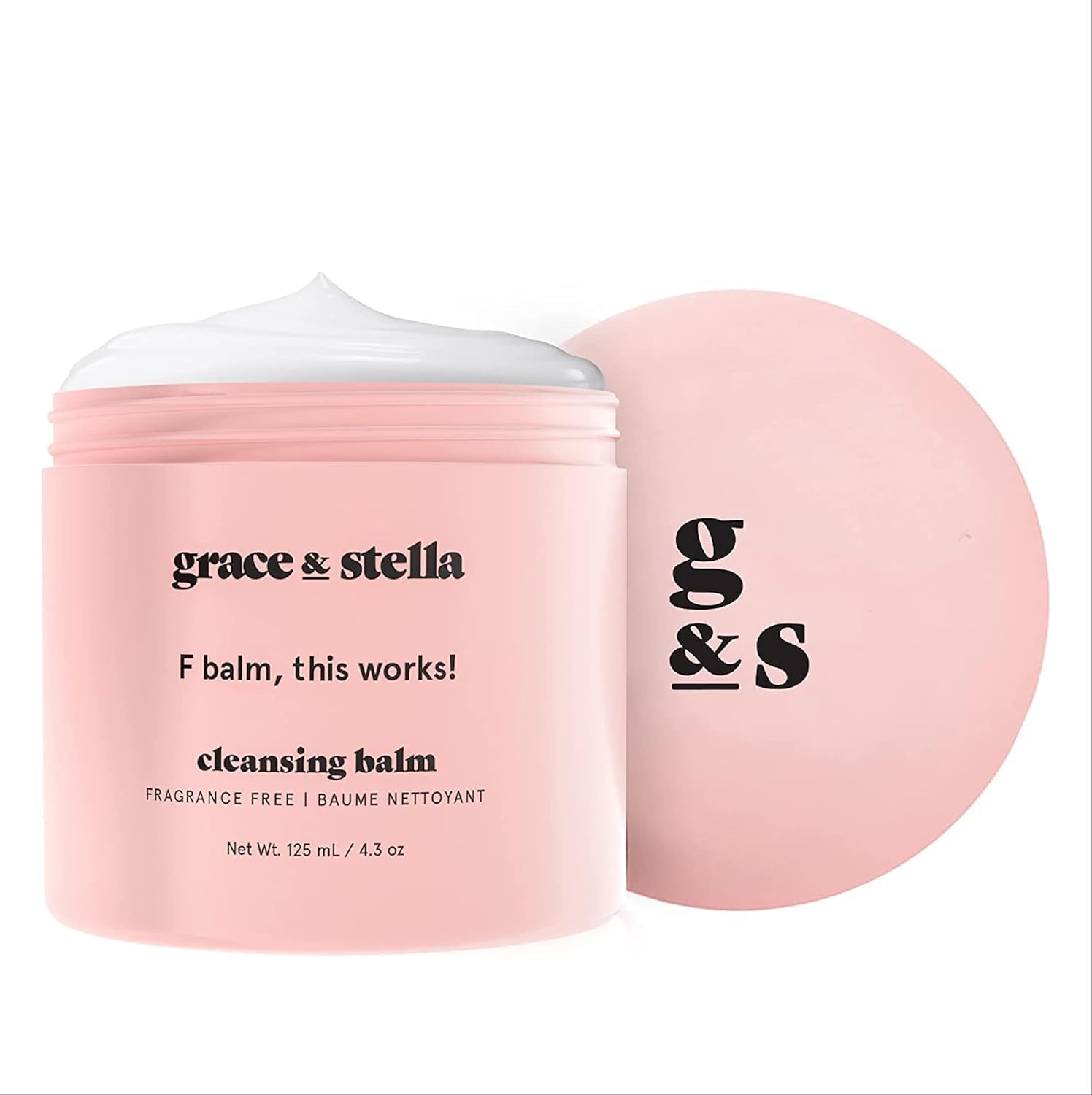 Makeup Melt Cleansing Balm - Vegan - Makeup Cleansing Balm - Makeup Remover Balm (125 ml) by grace and stella-0