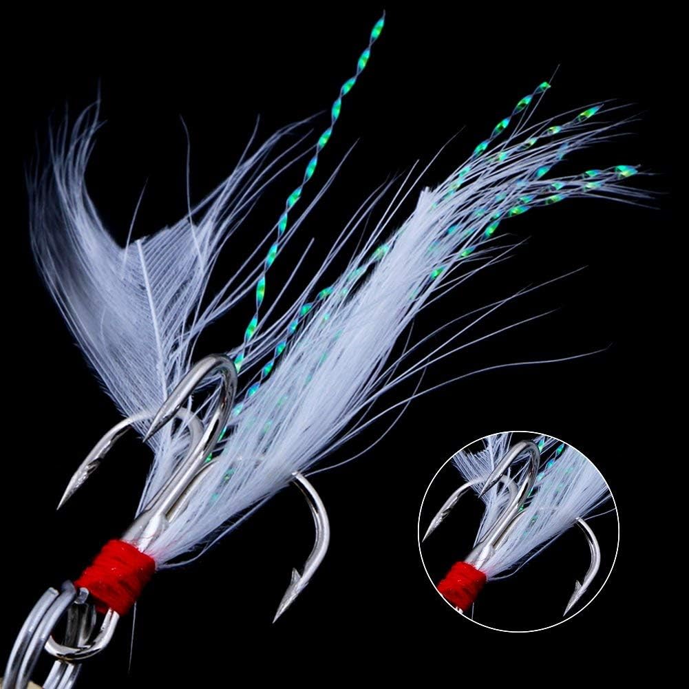 Vicloon 120 PCS Fishing Lures Mixed Including Spinners,VIB,Treble Hooks,Single Hooks,Swivels,Pliers and Tackle Box-4