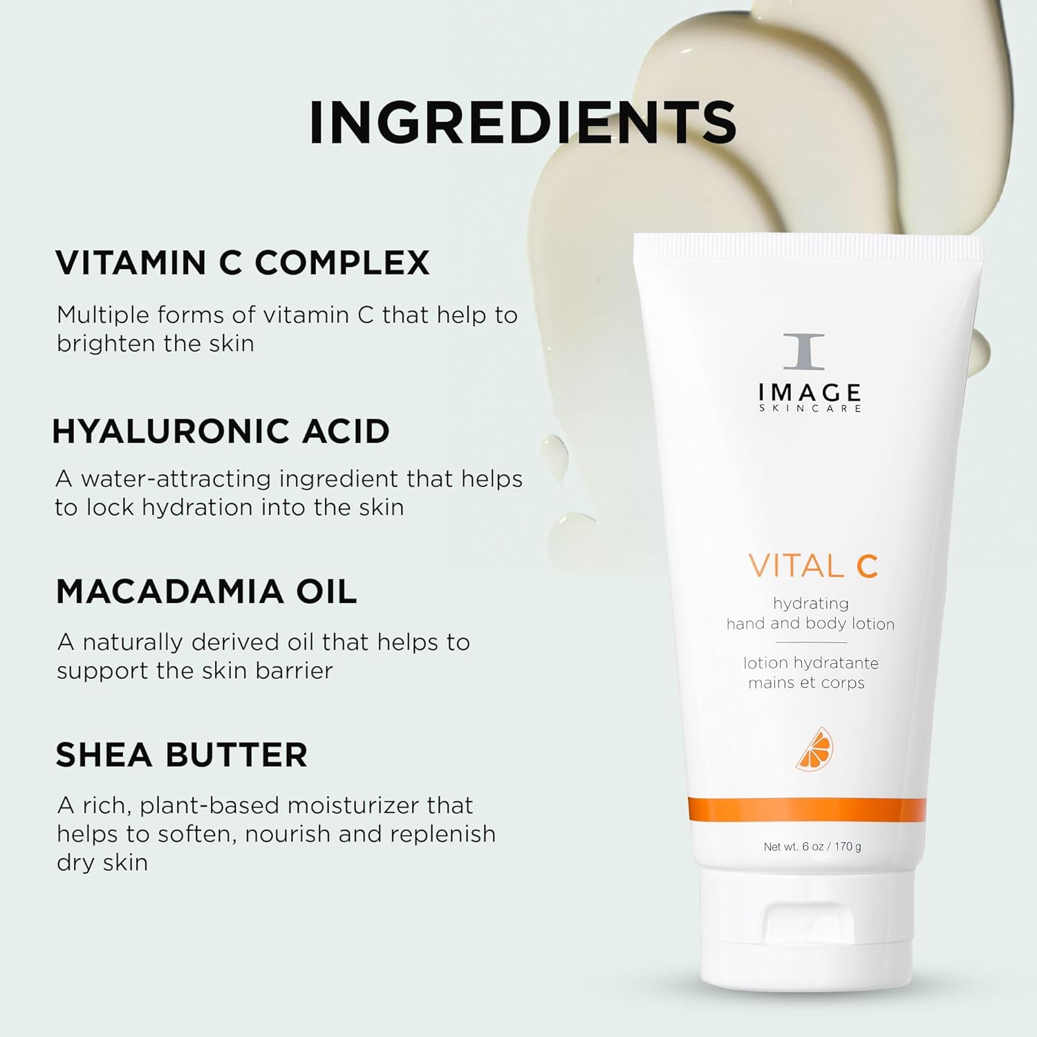 IMAGE Skincare, VITAL C Hydrating Hand and Body Lotion, Brightening and Moisturizing with Vitamin C, Shea Butter and Hyaluronic Acid, 170 g-4