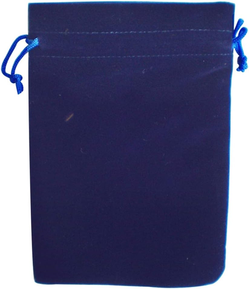 Time to Sparkle 10pcs 7x9cm Velvet Drawstring Bags Velvet Pouches for Jewelry Gift Packaging Wedding, Navy Blue-3