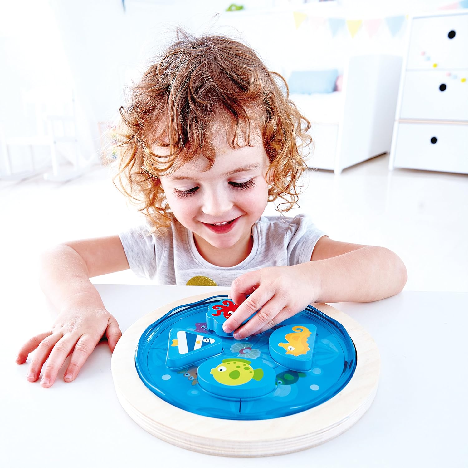 Hape HAP-E1604 E1604 Entdecke das Meer-Puzzle Deep Sea Discovery, Multi-Colour-1