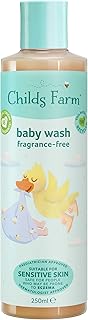 Childs Farm Baby Body Wash, Unfragranced, Gently Cleanses, Suitable for Newborns with Dry, Sensitive and Eczema-prone Skin (Packaging may vary), 250 ml