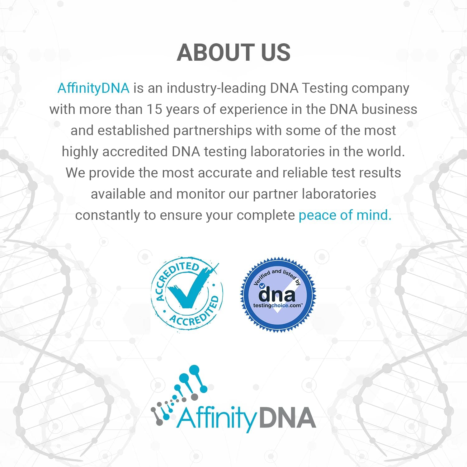 AffinityDNA Sibling DNA Testing Kit | Highly Accurate Genetic Swab Test | 18 Loci Home DNA Test Kits for 2 Brothers or Sisters | Results in 5 Working Days | Laboratory Fee Not Included-3