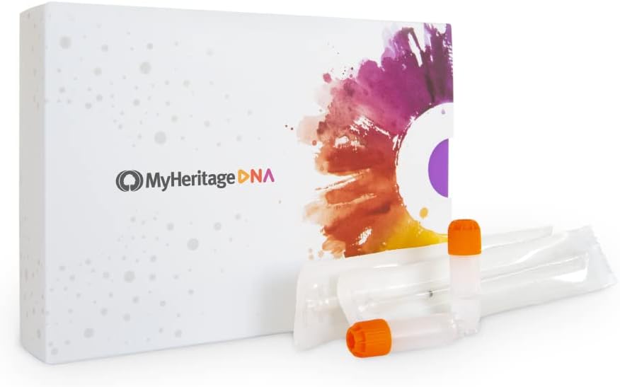 MyHeritage DNA Test Kit: Genetic Testing for Ancestry & Ethnicity Covering 2,114 Geographic Regions and DNA Matching to Relatives-0