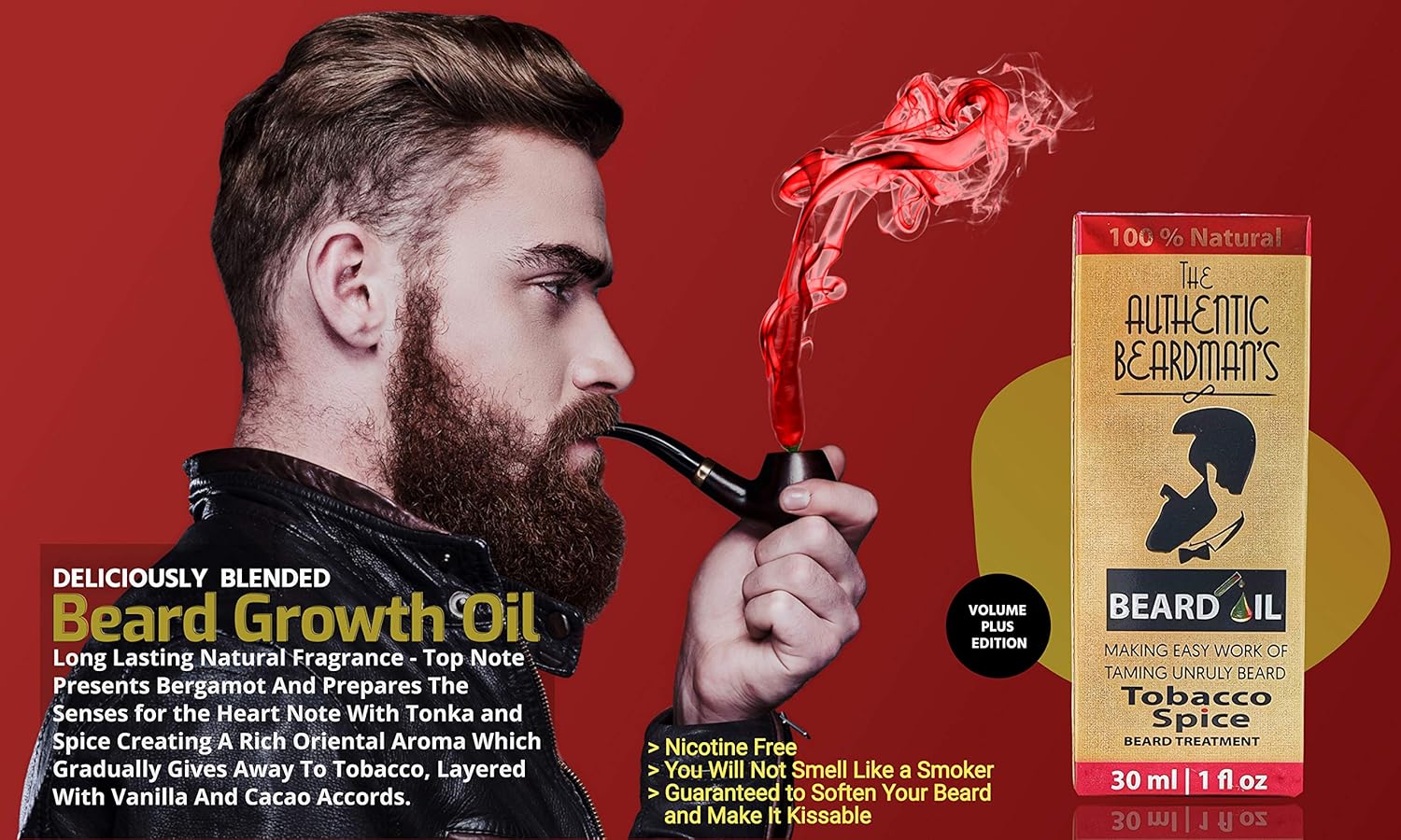 The Authentic Beardman's Signature Beard Oils (Tobacco)-1