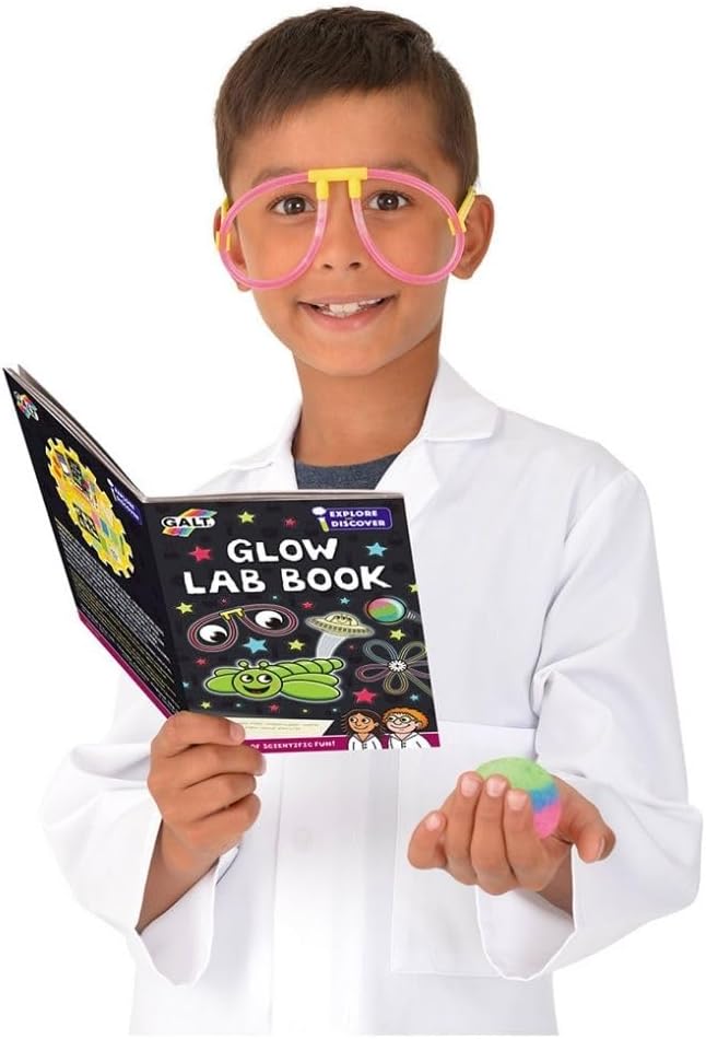 Galt Glow Lab -Explore and Discover Science and Craft Kit for Kids - STEM Learning and Scientific Thinking - Glow in the Dark Science Set with Glow Sticks - Gift for Boys and Girls - Ages 6 Years Plus-5