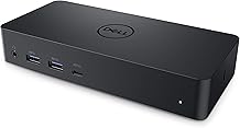 Dell D6000 With USB 3.0 (3.1 Gen 1) Type-C Black - Docking (Wired, USB 3.0 (3.1 Gen 1) Type-C, USB Type-A, USB Type-C, 10,100,1000Mbit / s, Black, 3840 x 2160 pixels)