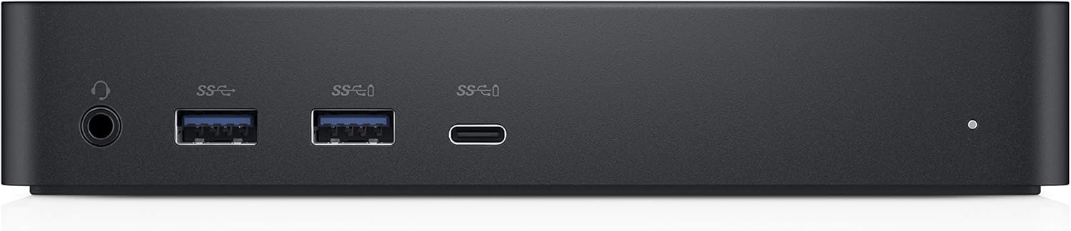 Dell D6000 With USB 3.0 (3.1 Gen 1) Type-C Black - Docking (Wired, USB 3.0 (3.1 Gen 1) Type-C, USB Type-A, USB Type-C, 10,100,1000Mbit / s, Black, 3840 x 2160 pixels)-2