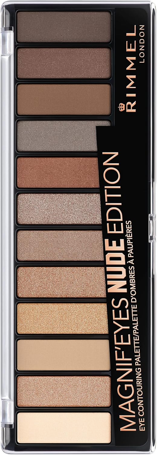 Rimmel Magnif'eyes Nude Edition Eyeshadow Palette, 12 shade, Cream-0