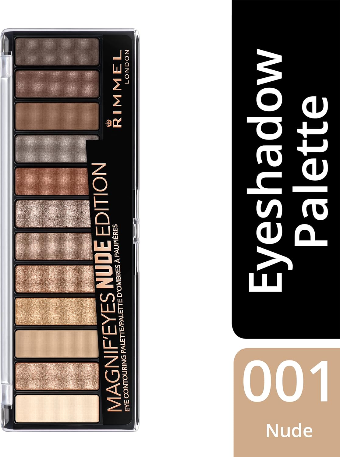 Rimmel Magnif'eyes Nude Edition Eyeshadow Palette, 12 shade, Cream-2