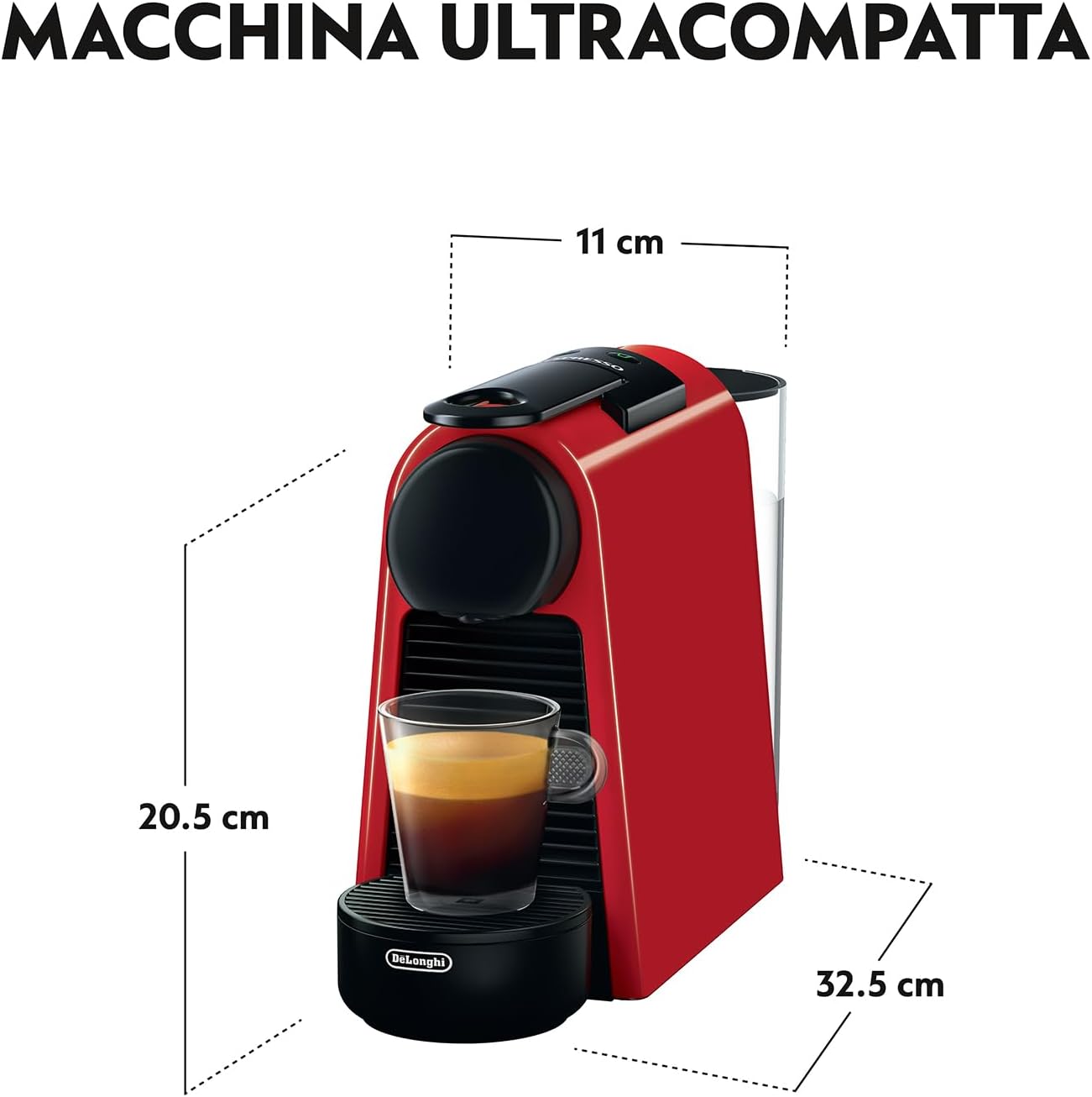 DELONGHI Nespresso Essenza Coffee EN85 | DELONGHI Red Automatica-2