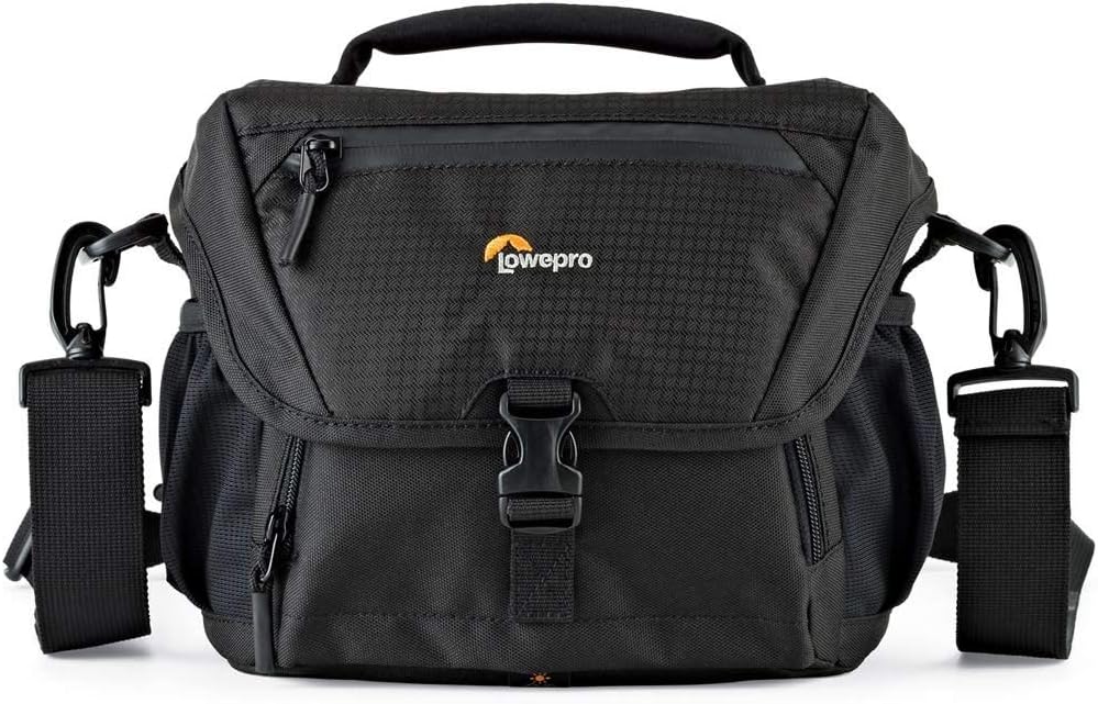 Lowepro LP37119-PWW, Nova 160 AW II Camera Bag, Customizable, Portable, Fits DSLR with Attached Lens, Compact Drone, 1-2 Additional Lenses, Flash, Black-2